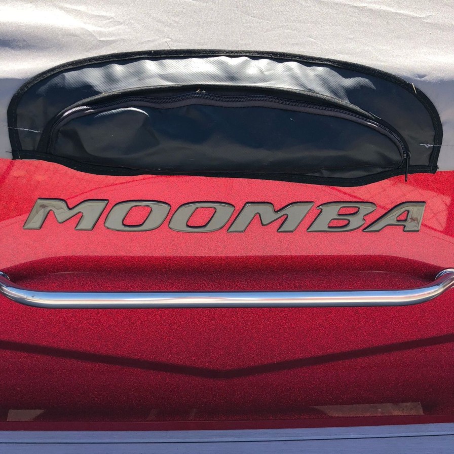 Parts Moomba Decals & Emblems | Moomba Transom Decal, Black Chrome (114193)