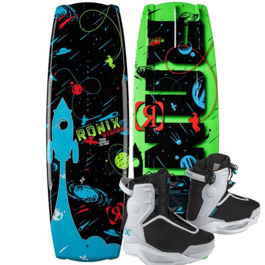 Wake Ronix | Ronix 2024 Kid'S Vision Wakeboard | Vision Pro Boots