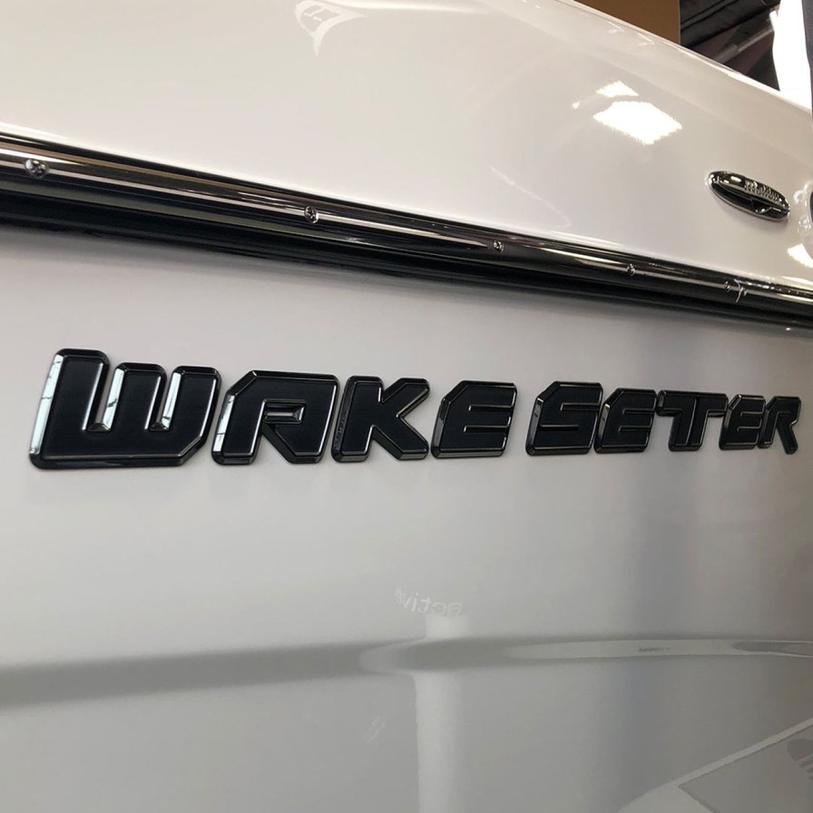 Parts Malibu Decals & Emblems | Malibu Wakesetter Hull Decal, 32" (Chrome) 2017-19