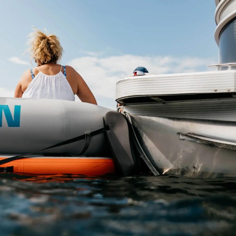 Gear MISSION Tubes & Floats | Mission Reef Deck | Inflatable Swim Platform + Lounger