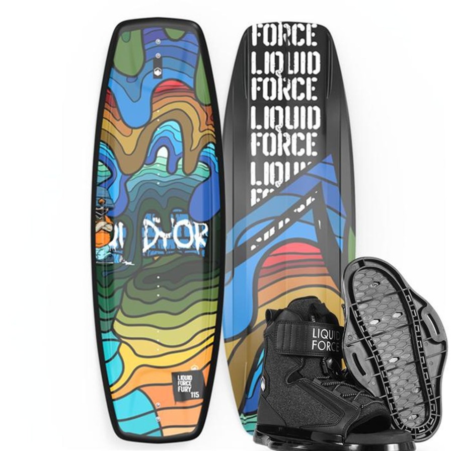 Wake Liquid Force | Liquid Force 2024 Fury Wakeboard | Rant Bindings