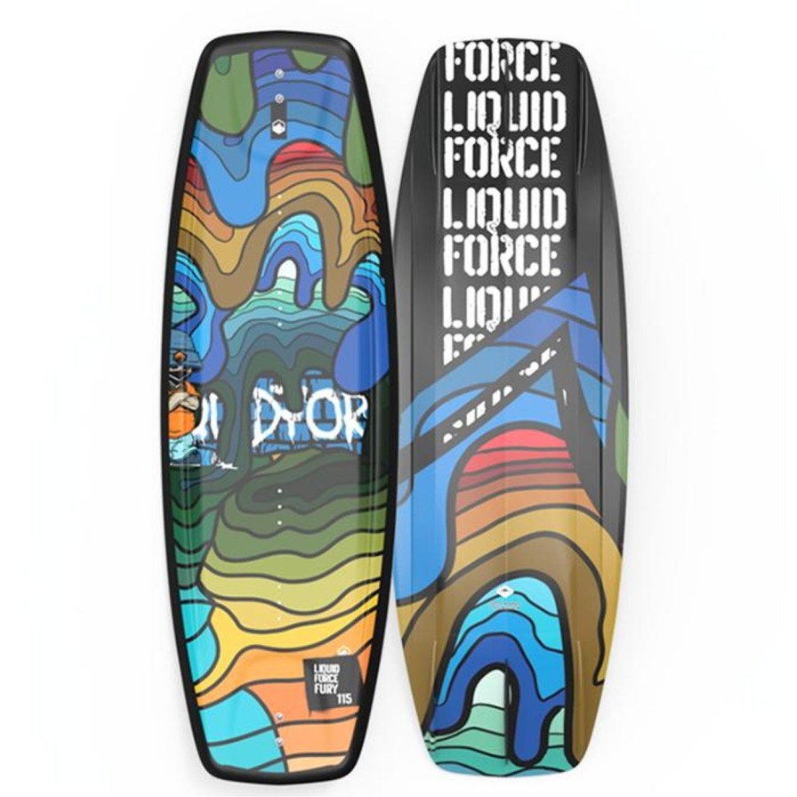 Wake Liquid Force | Liquid Force 2024 Fury Wakeboard | Rant Bindings