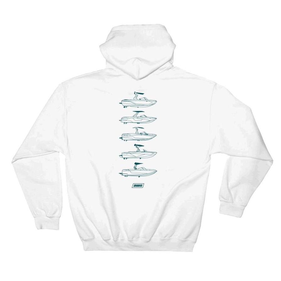 Gear ActiveWake | Aws 40Yr Boats Hoodie – White