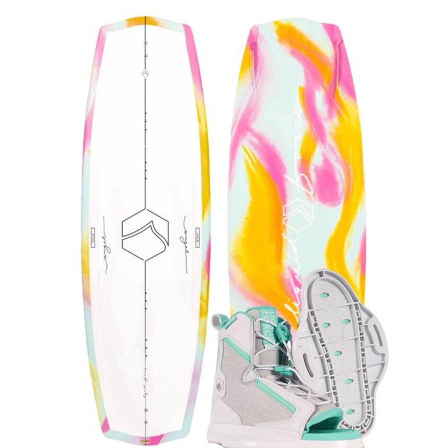 Wake Liquid Force | Liquid Force 2024 Angel Wakeboard | Plush 6R Bindings